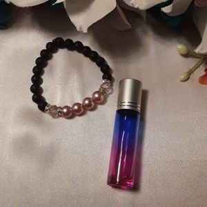 Essential Oil Roller and Diffuser Bracelet Combo